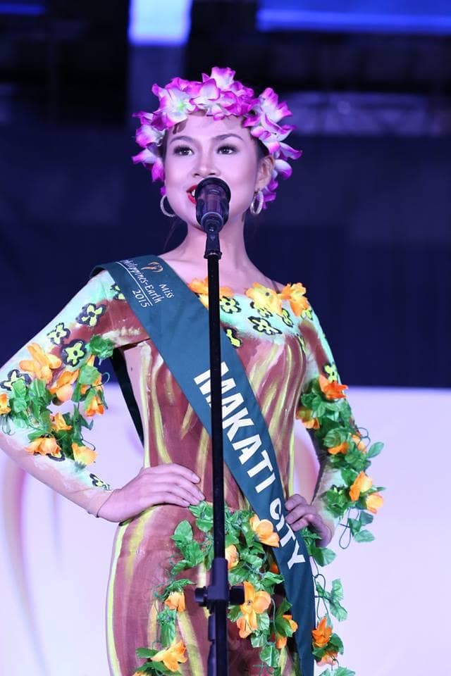 Kimberly Anne Sarreal Makati City Miss Earth Philippines 2015 contestant during Talent Round Competition