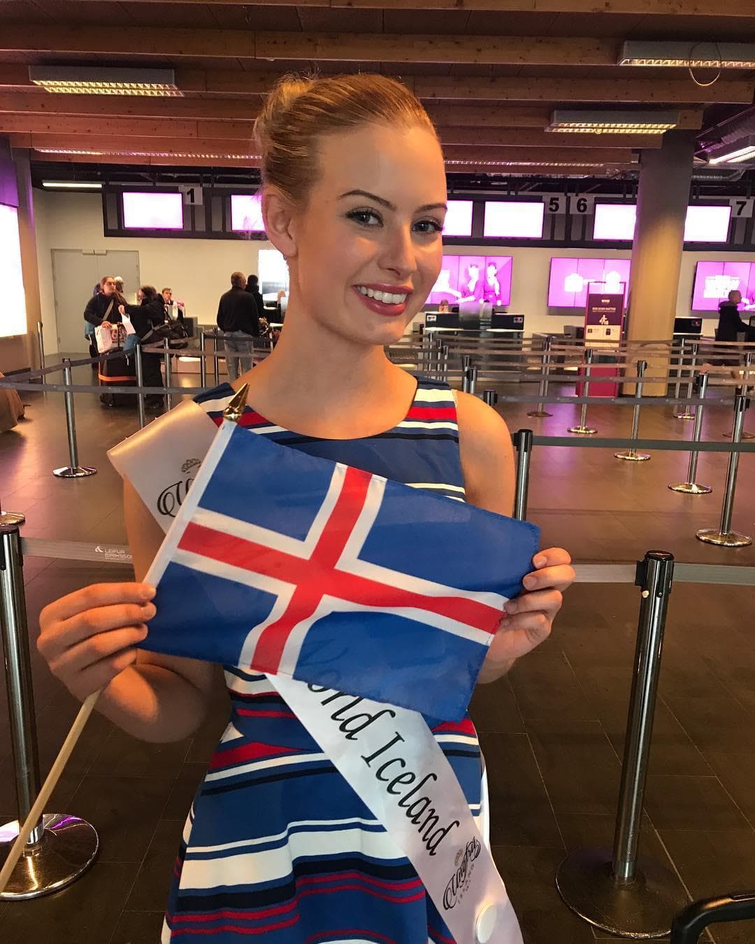 Ólafía Ósk Finnsdóttir Miss World Iceland 2017 - Finalist Miss World 2017 (Photo Courtesy: Miss World/ Facebook Official)