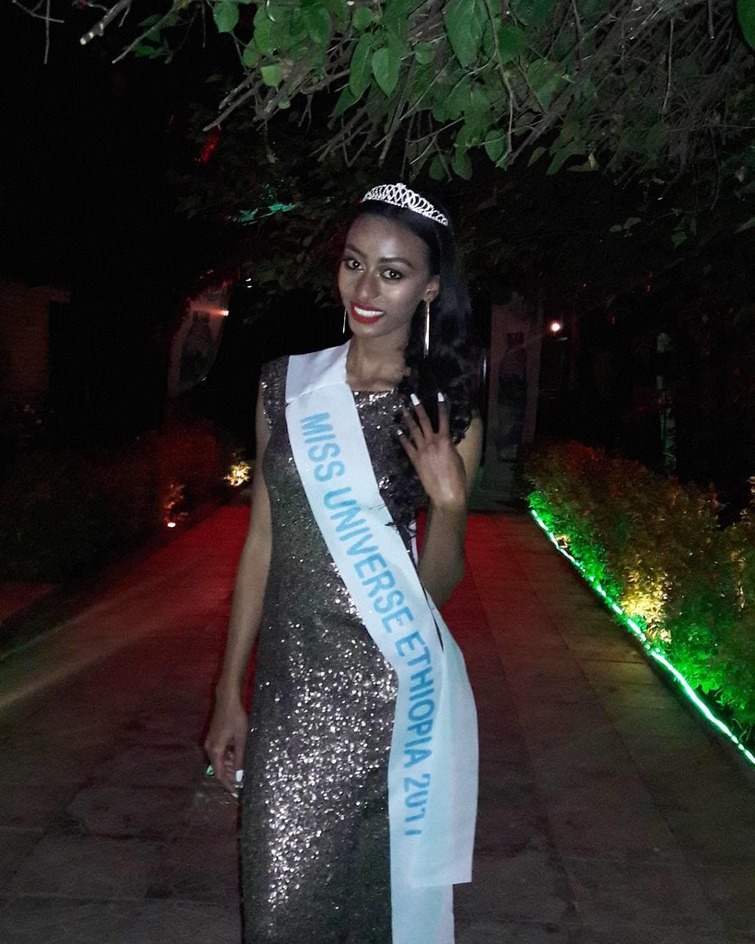 Akinahom Zergaw Miss Universe Ethiopia 2017 (Photo Credit: Miss Universe/FaceBook Official)