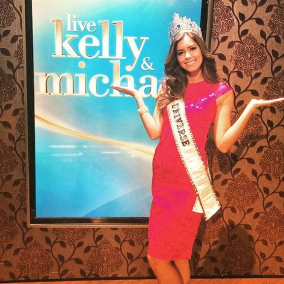 Paulina Vega Dieppa Miss Universe 2014 on her media tour