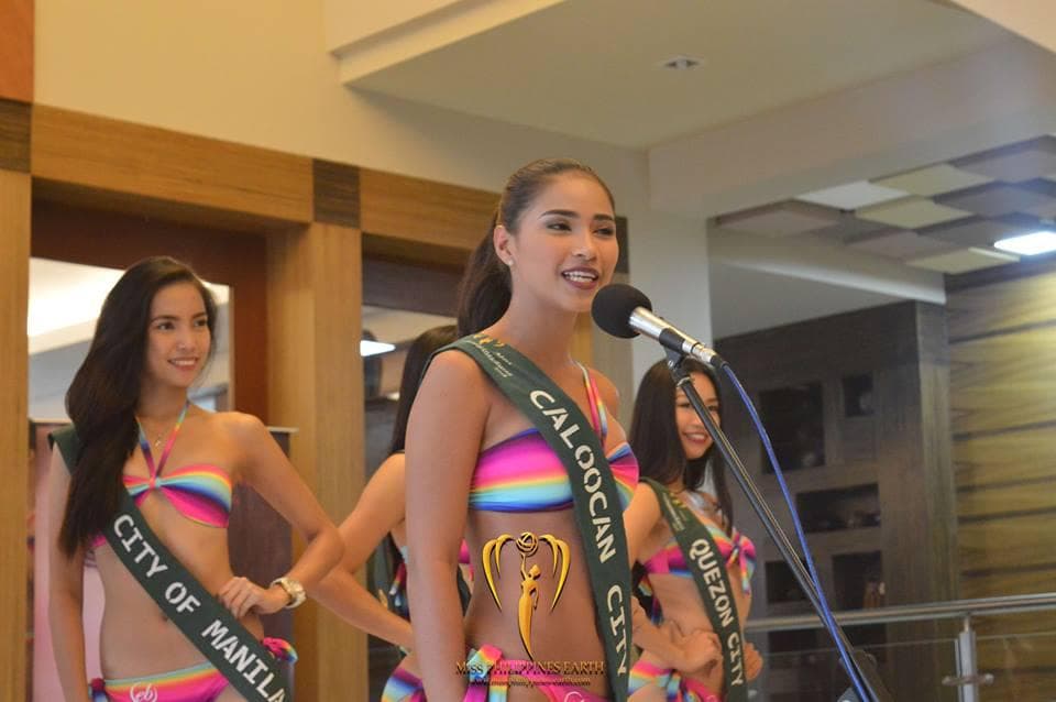 Joanna Rose Tolledo Miss Philippines Earth 2016 Contestant During Swimsuit Competition (Photo Credits: Facebook Official)