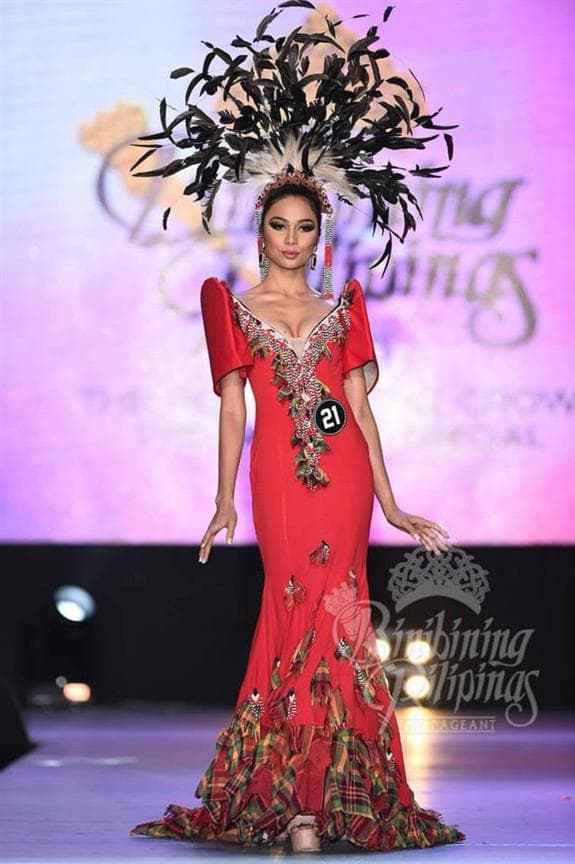 Alaiza Flor Malinao Binibini 21 in National Costume during Fashion Show ( Photo credits - Binibining Official)