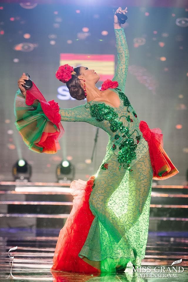 Mariana Rico Miss Grand Spain 2017 during national costume competition (Photo Courtesy: Miss Grand International)