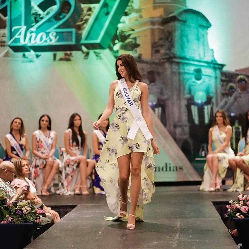 Laura Victoria Olascuaga Pinto from Bolívar, Finalist Miss Colombia 2019/ Señorita Colombia 2019 (Photo Source: Concurso Nacional de Belleza Colombia Official)