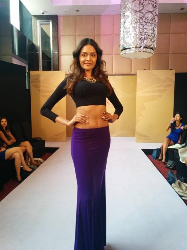 Minash Ravuthar, Miss India 2015 finalist (Photo credit - Femina Miss India official)