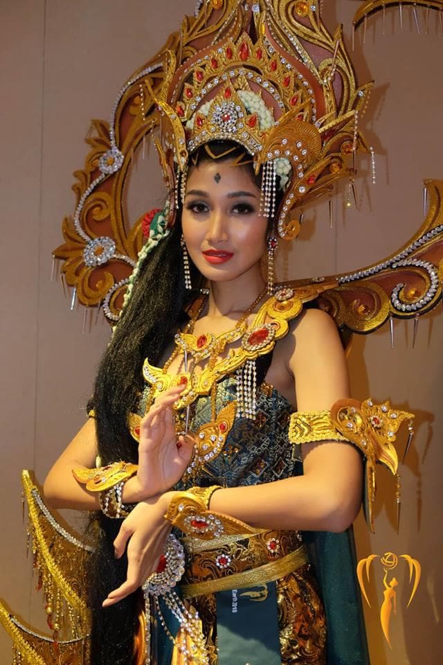 Ratu Vashti Annisa Miss Earth Indonesia 2018, Finalist Miss Earth 2018 at National Costume Competition (Photo Courtesy: Miss Earth Facebook Official)