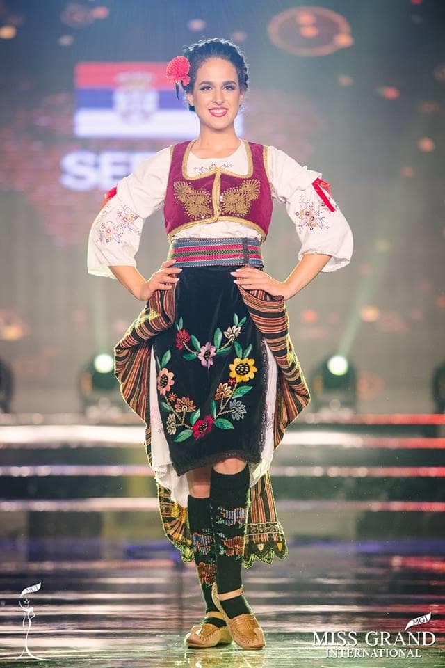Maja Smiljković Miss Grand Serbia 2017 during national costume competition (Photo Courtesy: Miss Grand International)