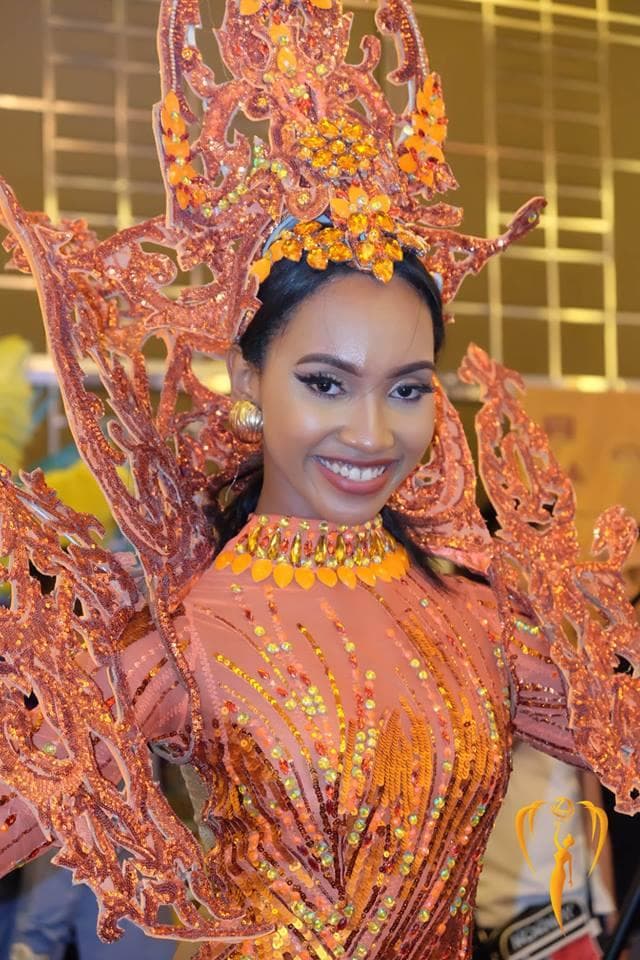 Xamiera Petra Kippins Miss Earth Guyana 2018, Finalist Miss Earth 2018 at National Costume Competition (Photo Courtesy: Miss Earth Facebook Official)