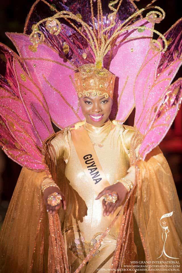 Soyini Fraser from Guyana - Finalist Miss Grand International 2015 in National Costume (Photo Credit: MGI Official)