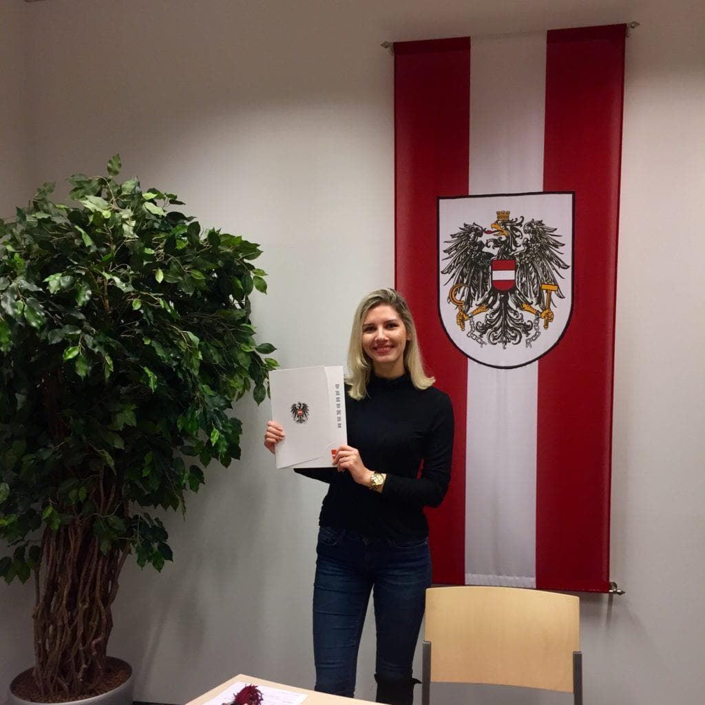 Elisa Georgina Dedu (Miss Vienna 2017) (Courtesy FaceBook/missaustriacorporation)