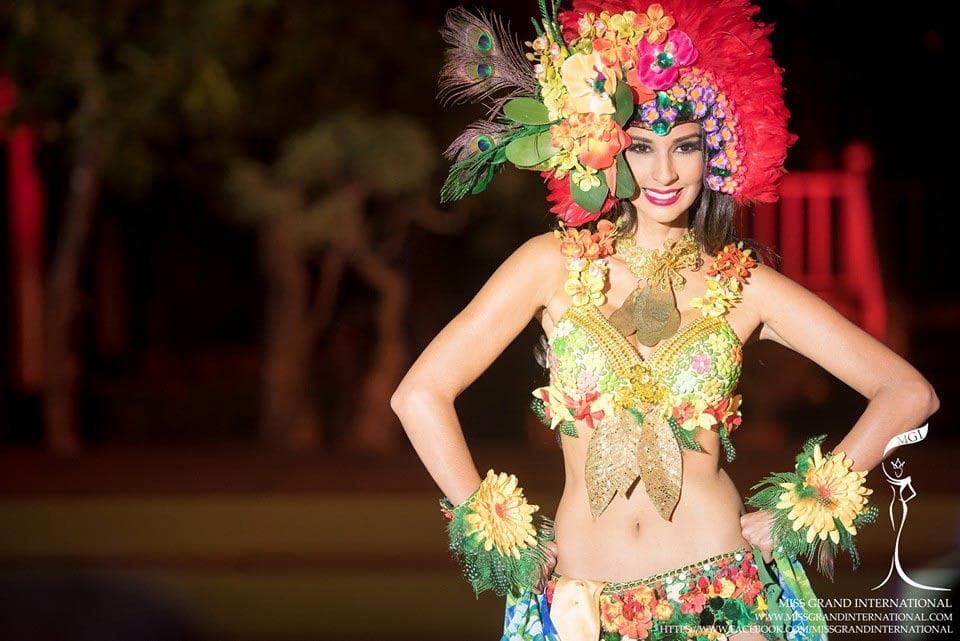 Mariela Aparicio from Costa Rica - Finalist Miss Grand International 2015 in National Costume (Photo Credit: MGI Official)