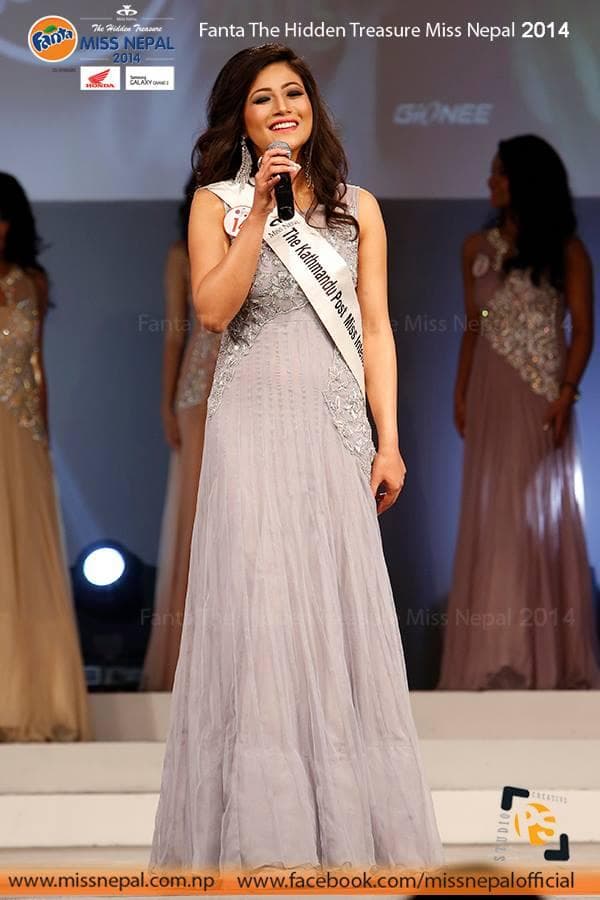 Evana Manandhar Miss World Nepal 2015 (Photo Credit: The Hidden Treasure Miss Nepal Official)