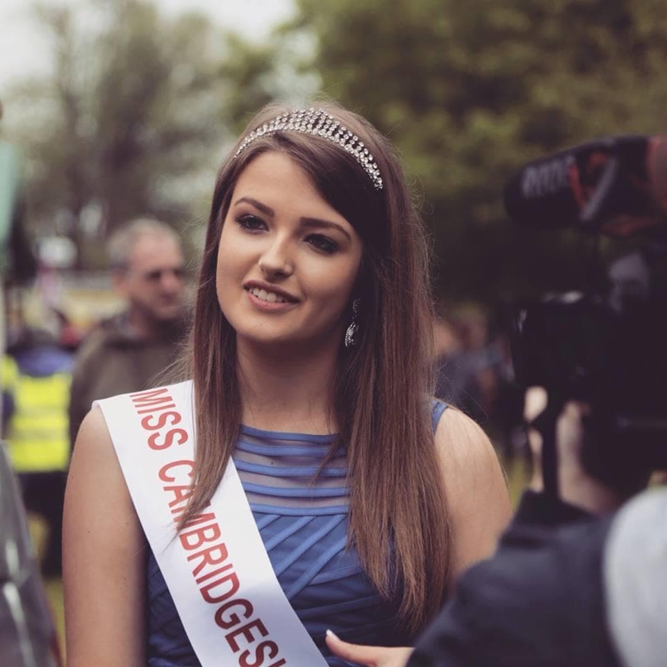 Amber Twell Miss Cambridgeshire for Miss England 2015