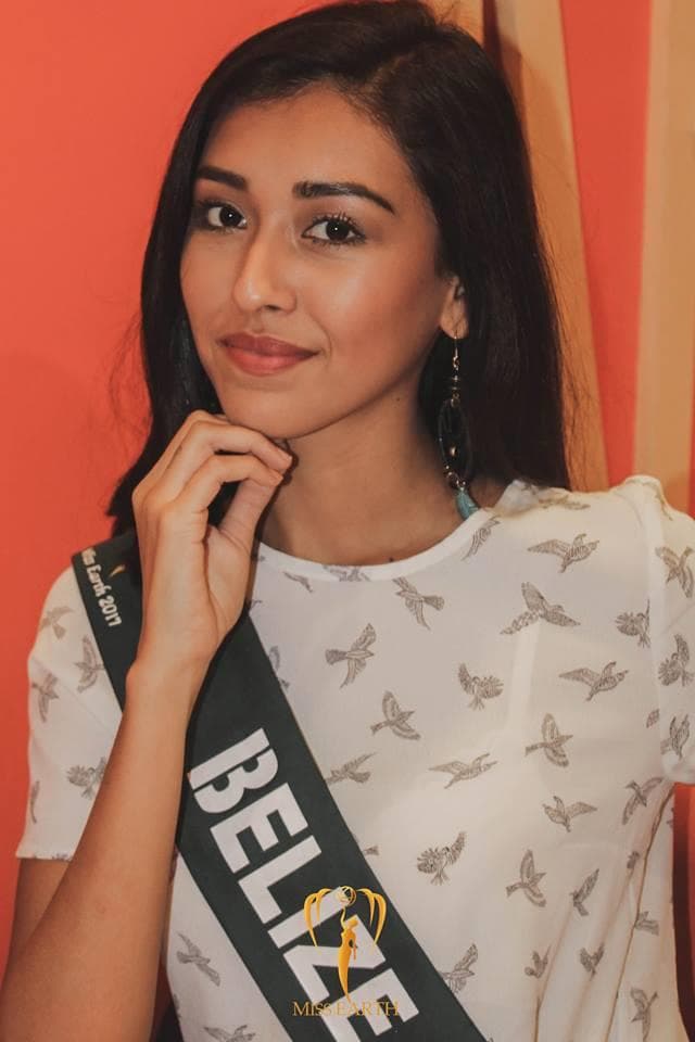 Iris Carmen Salguero Miss Earth Belize 2017 - Finalist for Miss Earth 2017 (Photo Courtesy:Miss Earth Official)