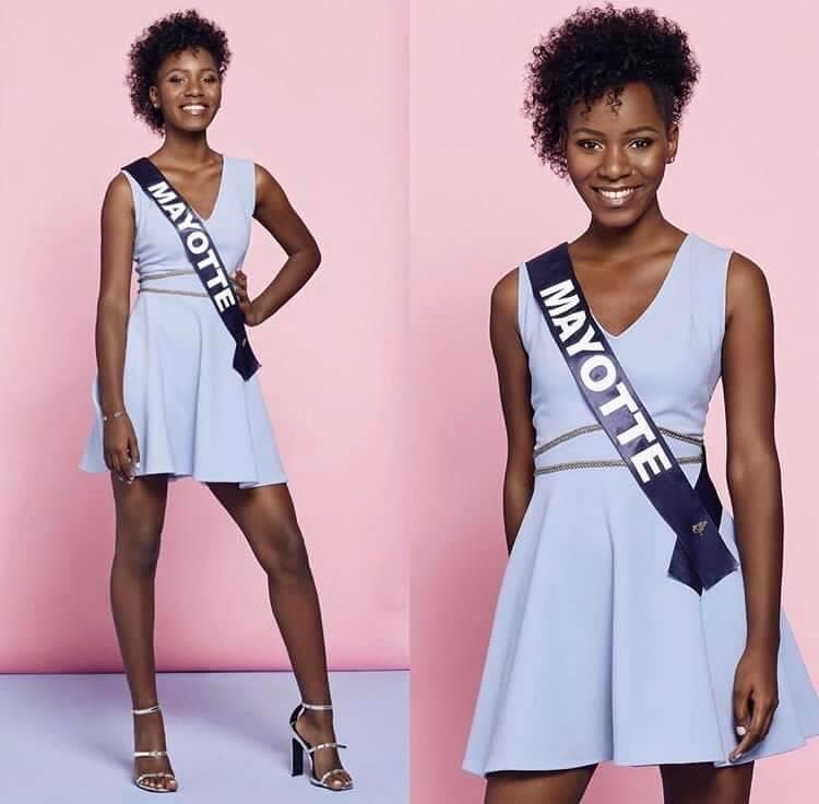 Ousna Attoumani Miss Mayotte 2018, Finalist Miss France 2019 (Photo Credits: Miss France/ Contestant Official FaceBook)