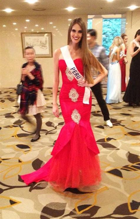 Fiorella Ximena Peirano Medina (Peru)  at Miss International 2014