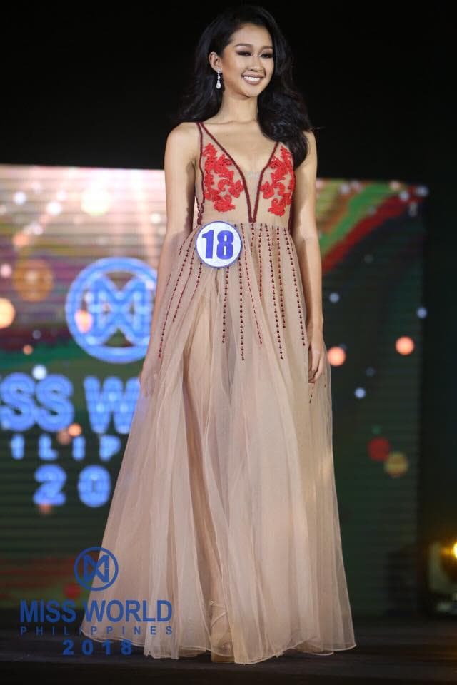 Kathryn Jade Cudiamat - Miss World Philippines 2018 Finalist (Photo Courtesy: Miss World Philippines Official FaceBook)
