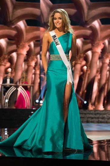 Marisa Paige Butler Contestant in Evening Gown during the Preliminary competition (Photo Credits: Miss USA Official)