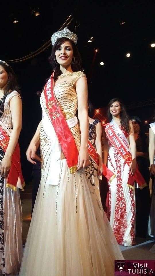 Rawia Djbeli Miss Tunisie 2015 winner