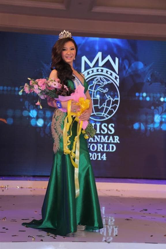 Khin Yadanar Hein - First Runner-up Miss Myanmar World 2014
