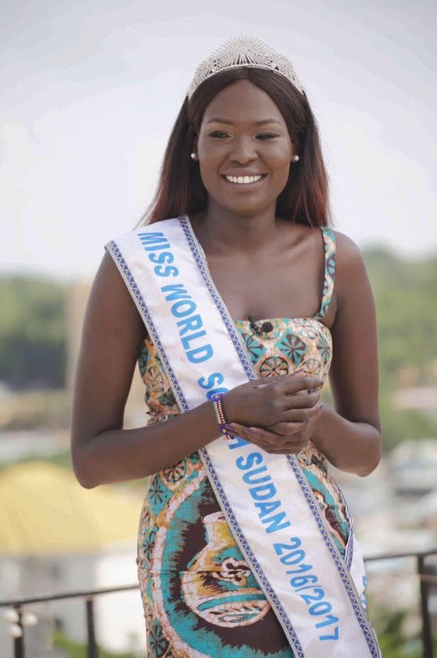 Akuany Ayuen Jongkuch Contestant from South Sudan for Miss World 2016 (Photo Credits: Facebook Official)