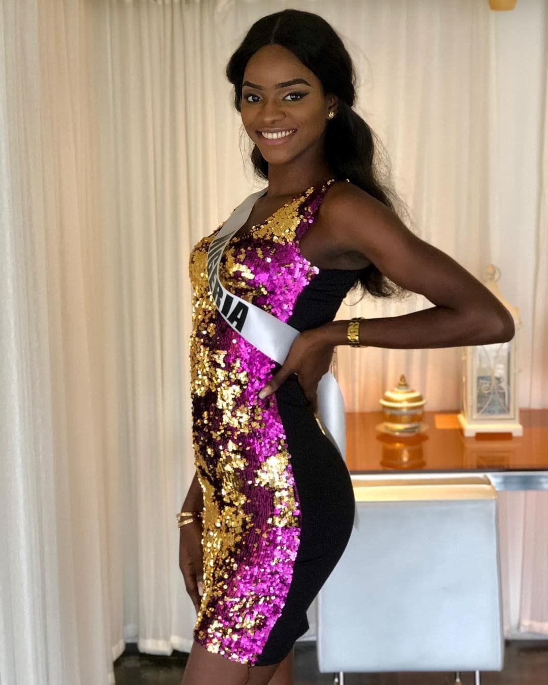 Aramide Oluwatobi Lopez Miss Universe Nigeria 2018, Miss Universe 2018 Contestant (Photo Courtesy: Miss Universe/Candidate FaceBook/ Instagram)