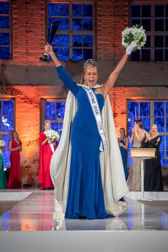 Alina Voronkova winner Miss Finland 2018/ Miss Suomi 2018 (Photo Credits: Miss Suomi -kilpailu Facebook Official)
