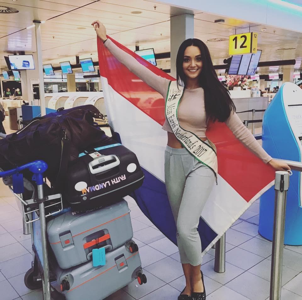 Faith Genneviève Landman Miss Earth Netherlands 2017 - Finalist for Miss Earth 2017 (Photo Courtesy:Contestant Facebook/Miss Earth Official)