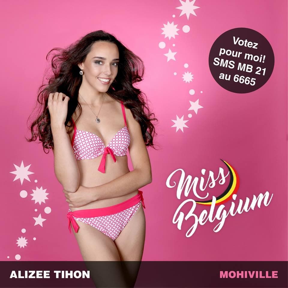 Alizée Tihon Finalist Miss België 2019/ Miss Belgium 2019 (Photo Courtesy: Miss Belgium Facebook Official)