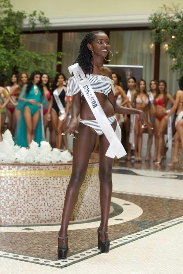 Djazira Munyaneza Miss Supranational Rwanda 2018, Finalist Miss Supranational 2018 at Preliminary Swimsuit Competition (Photo Credits: Miss Supranational Official)