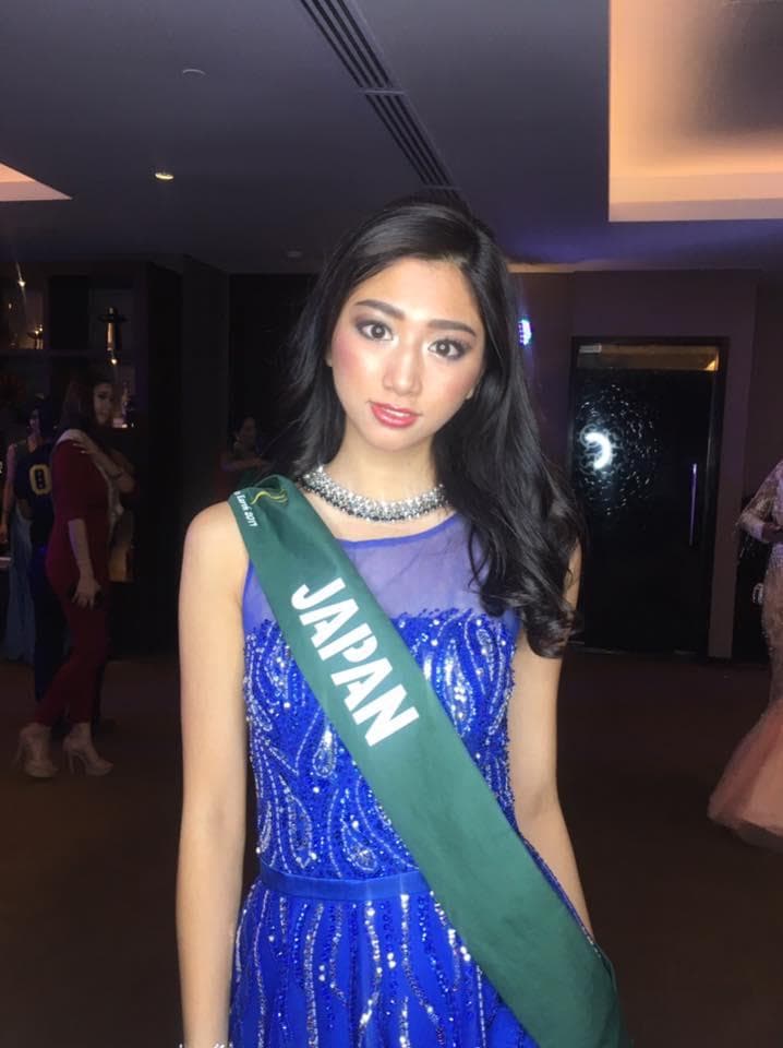 Yasuyo Saito Miss Earth Japan 2017 - Finalist for Miss Earth 2017 (Photo Courtesy:Contestant Facebook/Miss Earth Official)