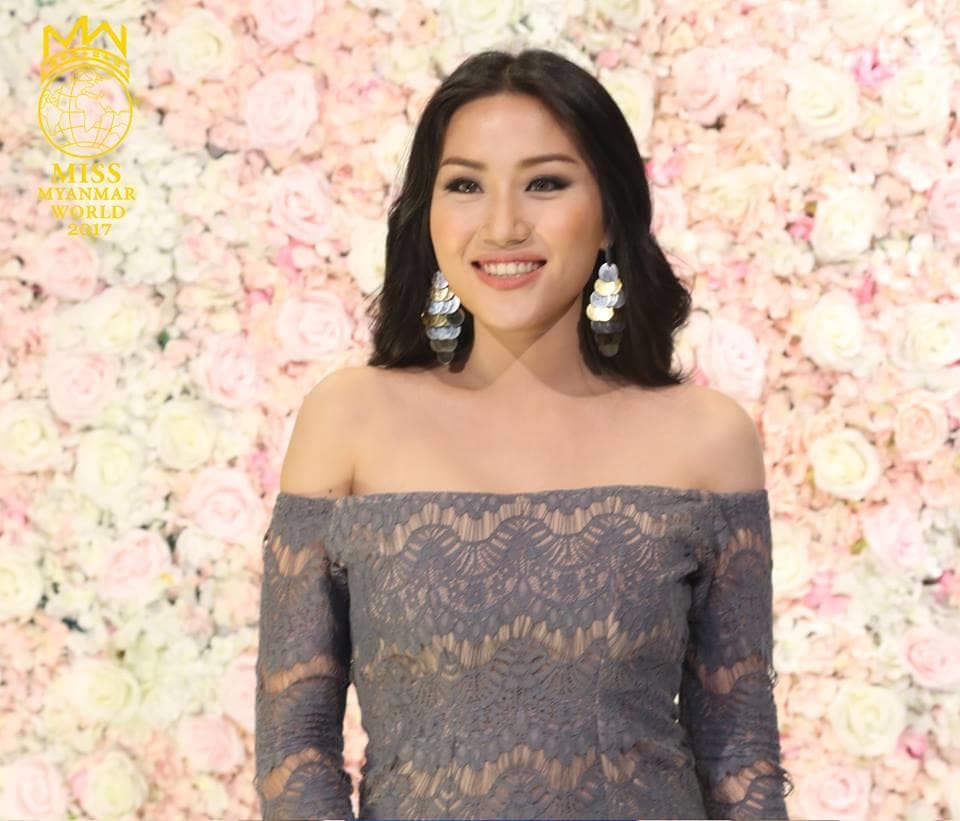 Ei Nu Wai Contestant Miss Myanmar World 2017 Official Photoshoot (Photo Credit: Miss Myanmar World Facebook Official)