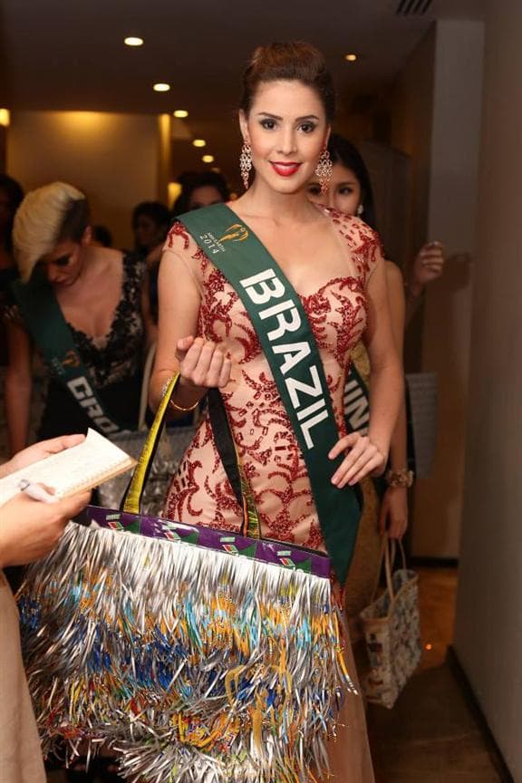 Leticia Silva Winner of Evening Gown Competition Group 2 (Photo Credits: Miss Earth Official)