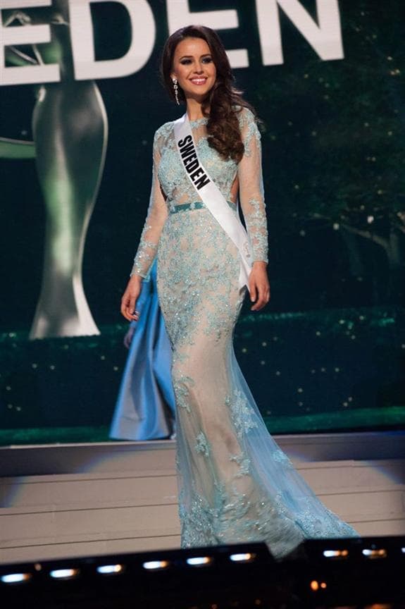 Camilla Hansson Miss Universe Sweden 2014 Evening Gown