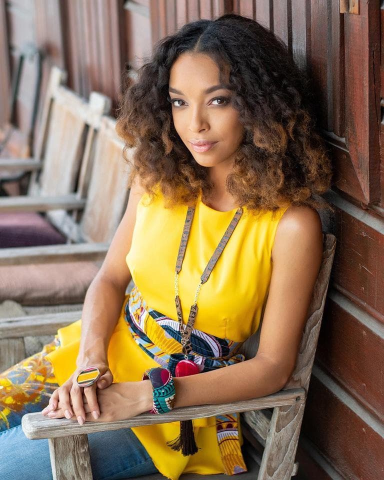 Ophély Mézino Miss Guadeloupe 2018, Finalist Miss France 2019 (Photo Credits: Miss France/ Contestant Official FaceBook)