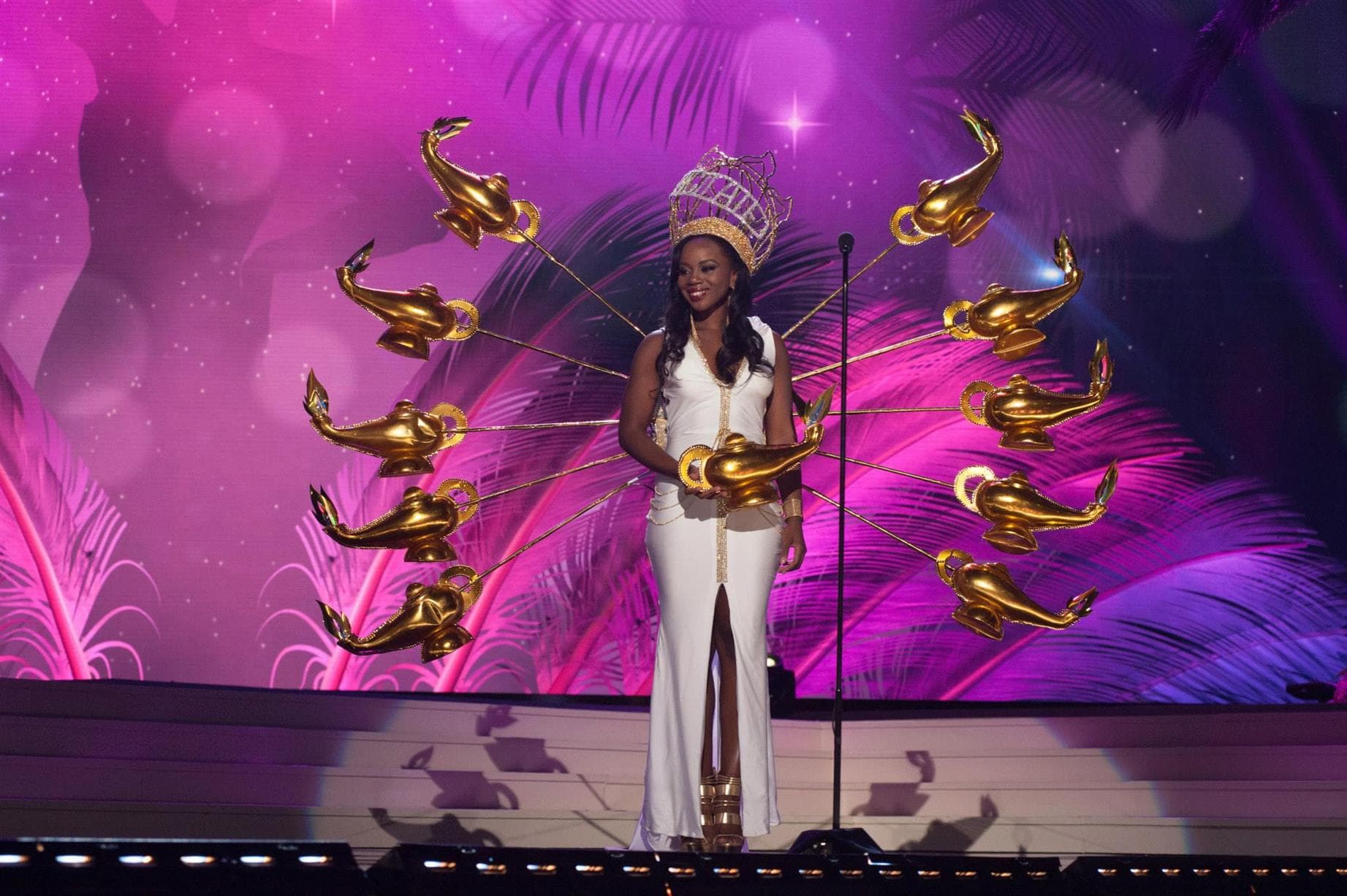 Jaynene Jno Lewis Miss Universe British Virgin Island 2014 National Costume