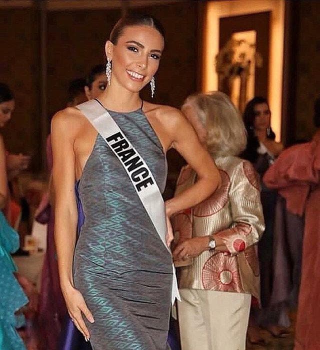 Eva Colas Miss Universe France 2018, Miss Universe 2018 Contestant (Photo Courtesy: Miss Universe/Candidate FaceBook/ Instagram)