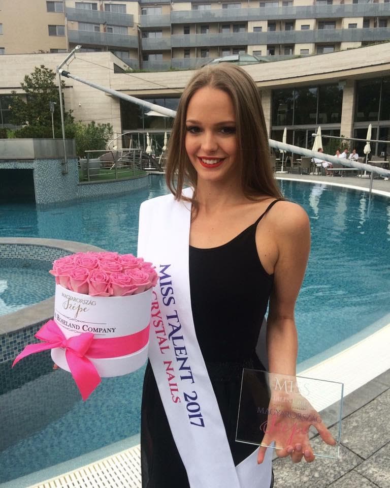 Virág Koroknyai Miss Talent 2017 in Miss World Hungary 2017 (Photo Courtesy: Magyarország Szépe Official)