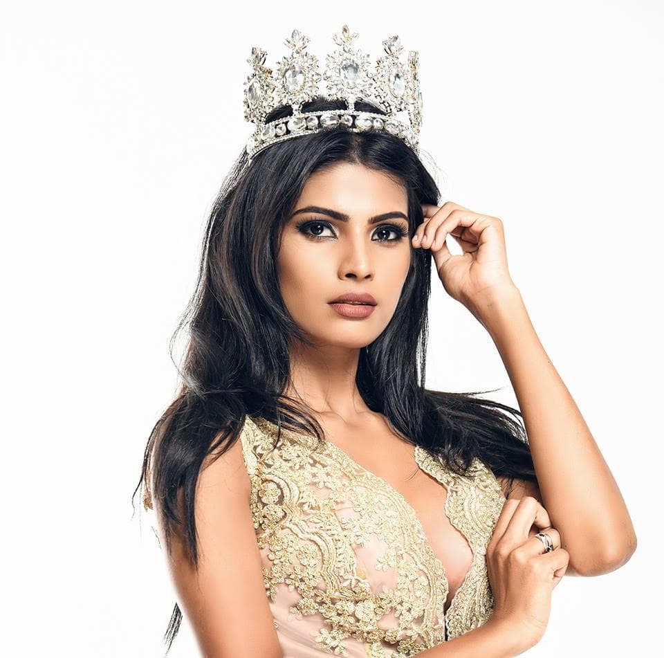 Visna Fernando Miss Grand Sri Lanka 2017 Contestant for Miss Grand International 2017 (Photo Courtesy: Miss Grand International/ Contestant Official FaceBook)