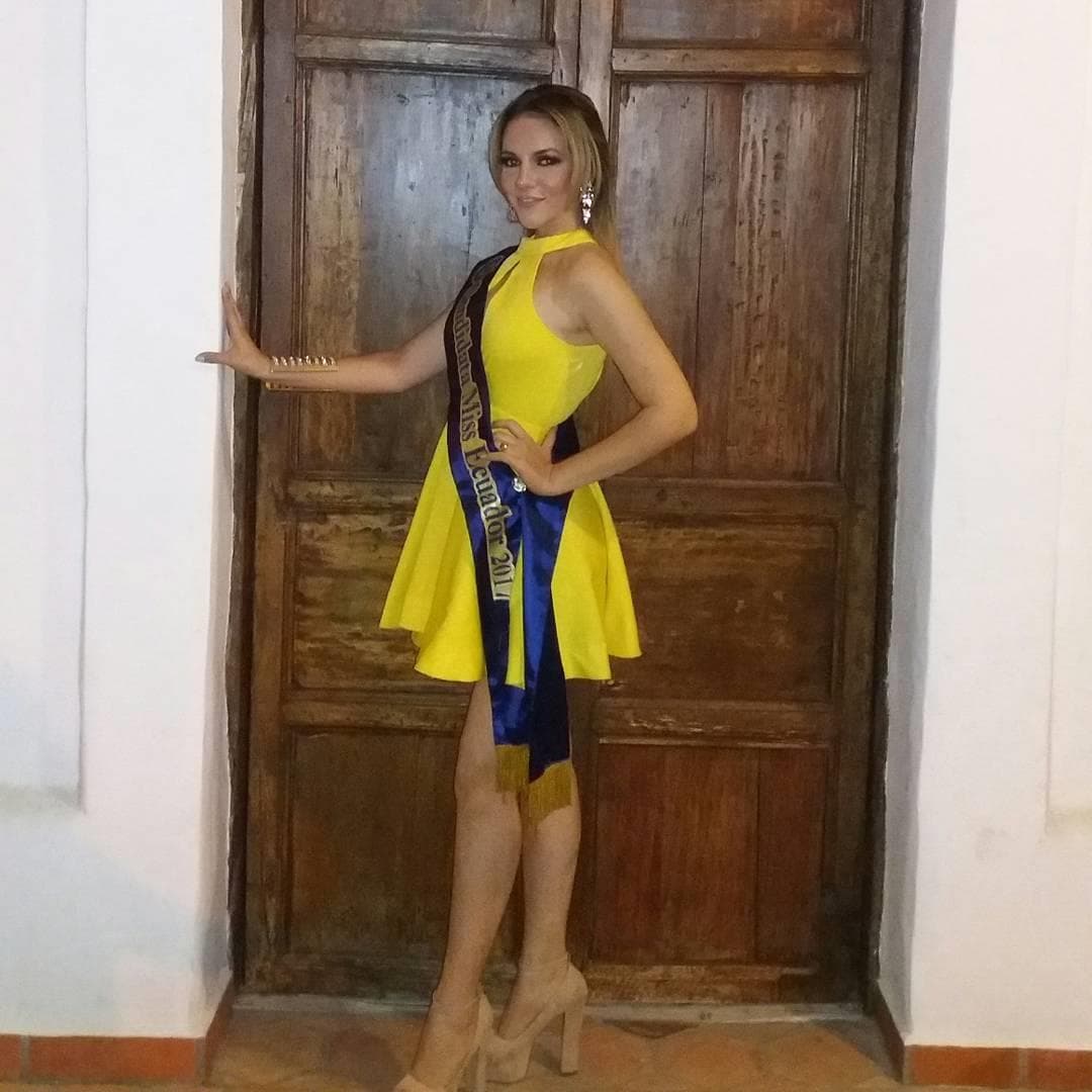 Corina Isabel Zambrano Valderrama Finalist Miss Ecuador 2017 (Photo Credit: Facebook/Instagram Official)