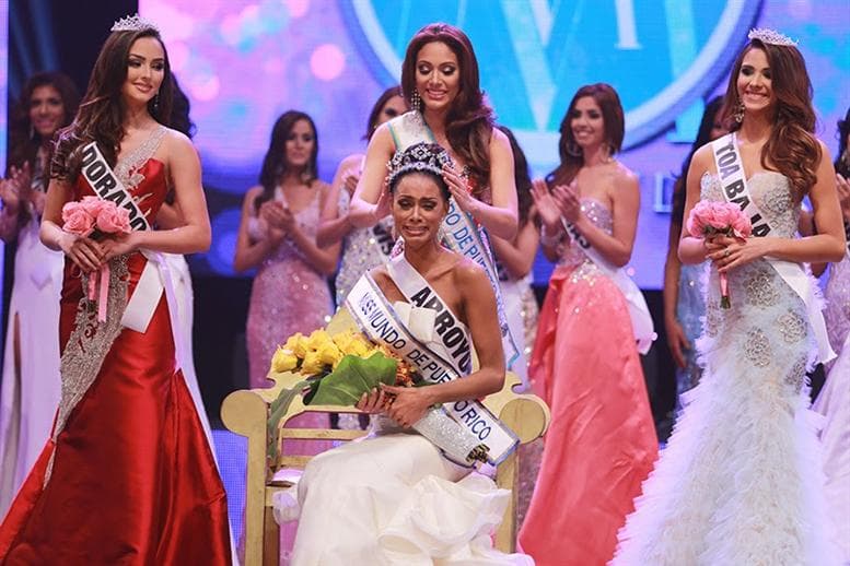 Génesis Dávila crowned Miss Mundo de Puerto Rico 2014 (Image Credits: Univision)