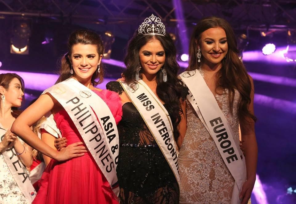 Veronica Salas Vallejo from Mexico winner Miss Intercontinental 2017 with her runners-up (Photo Credit: Miss Intercontinental FaceBook Official)
