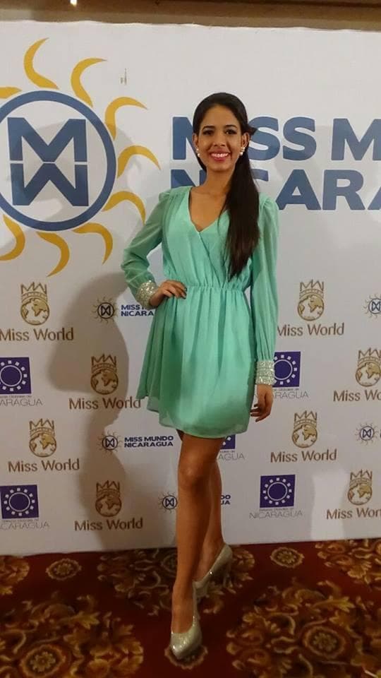 Chelsea Valle Castillo contestant Miss Mundo Nicaragua 2016