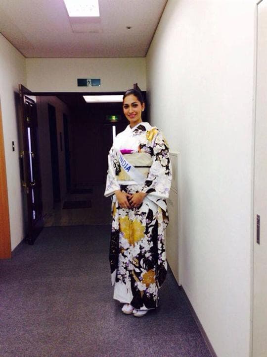 Jhataleka Malhotra (India) Japanese Costume