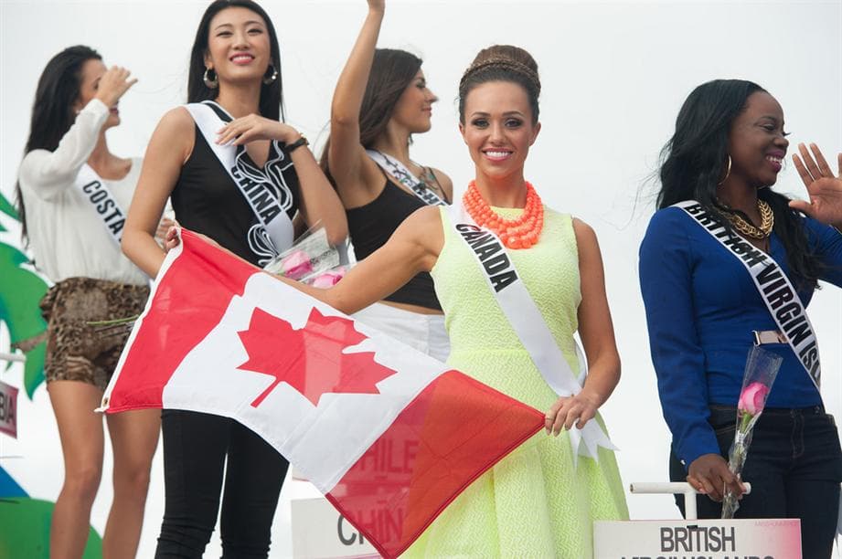 Chanel Beckenlehner from Canada at Parade of Nations