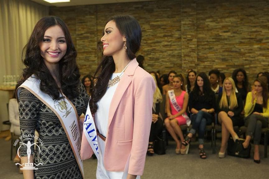 Marcela Solorzano (El Salvador) Miss Supranational 2014 Sash Ceremony