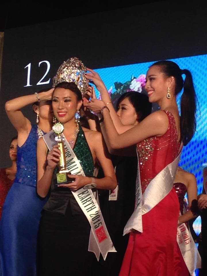 Danielle Wong Miss Malaysia Earth 2015 winner