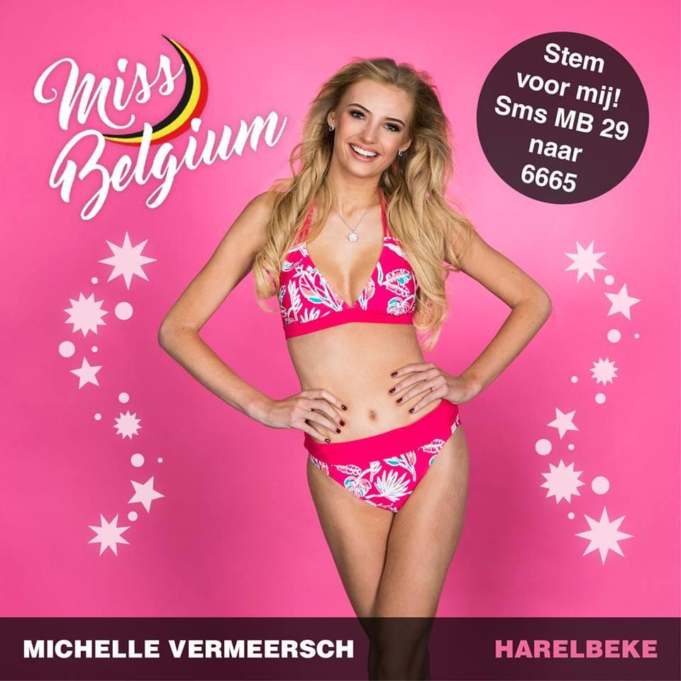 Michelle Vermeersch Finalist Miss België 2019/ Miss Belgium 2019 (Photo Courtesy: Miss Belgium Facebook Official)
