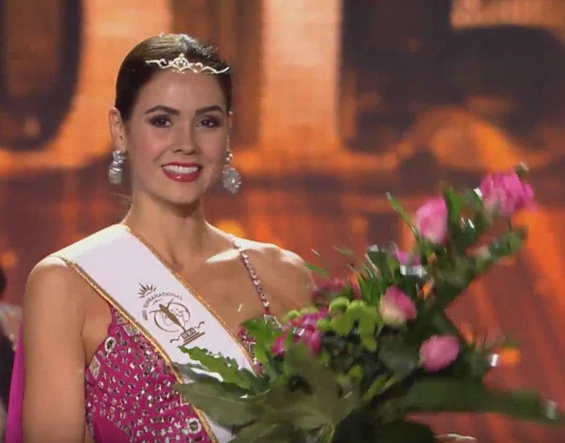 Monica Castano Agudelo Miss Supranational 2015 second runner up from Colombia in evening gown