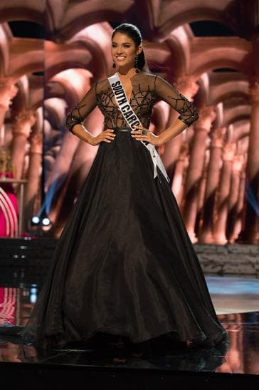 Leah Lawson Contestant in Evening Gown during the Preliminary competition (Photo Credits: Miss USA Official)